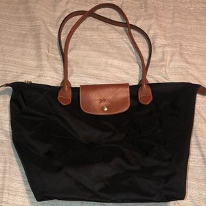 Black Longchamp Tote